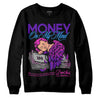 Jordan 13 Court Purple DopeSkill Sweatshirt MOMM Graphic Streetwear - Black