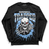 Jordan 9 Powder Blue DopeSkill Long Sleeve T-Shirt Trapped Halloween Graphic Streetwear - Black