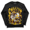 Dunk Yellow Bordeaux DopeSkill Long Sleeve T-Shirt Chillin Graphic Streetwear - Black