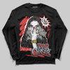 Jordan 6 “Reverse Infrared” DopeSkill Long Sleeve T-Shirt NPC Graphic Streetwear - Black