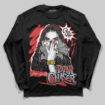 Jordan 6 “Reverse Infrared” DopeSkill Long Sleeve T-Shirt NPC Graphic Streetwear - Black