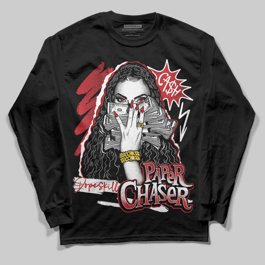 Jordan 1 High OG “Ruby” DopeSkill Long Sleeve T-Shirt NPC Graphic Streetwear - Black
