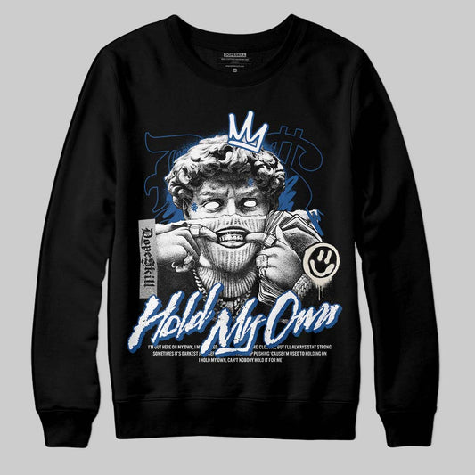 Jordan 1 Low OG “Storm Blue” DopeSkill Sweatshirt In My Way Graphic Streetwear - Black