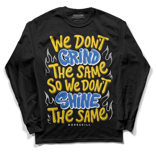 Dunk Low Vintage “Michigan” DopeSkill Long Sleeve T-Shirt Grind Shine Graphic Streetwear - Black