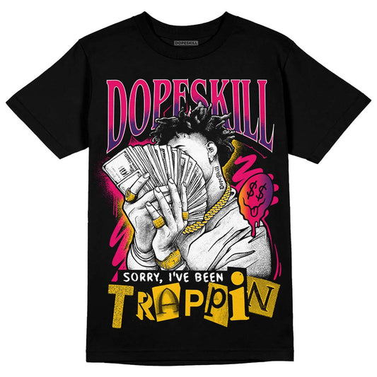 Jordan 3 Retro SP J Balvin Medellín Sunset DopeSkill T-Shirt Sorry I've Been Trappin Graphic Streetwear - Black