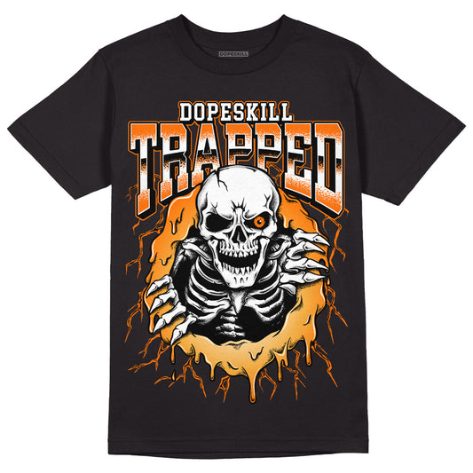 Dunk Low 'Magma Orange DopeSkill T-Shirt Trapped Halloween Graphic Streetwear - Black