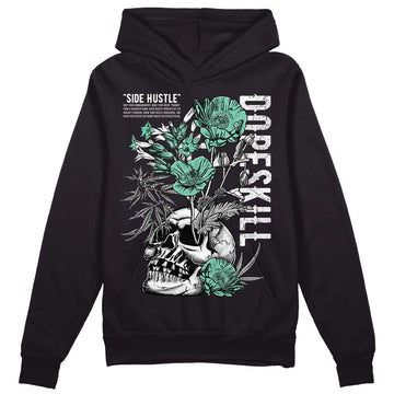 Jordan 3 "Green Glow" DopeSkill Hoodie Sweatshirt Side Hustle Graphic Streetwear - Black