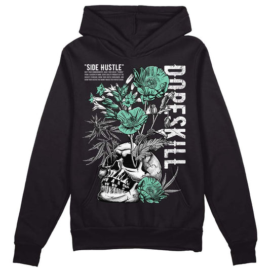 Jordan 3 "Green Glow" DopeSkill Hoodie Sweatshirt Side Hustle Graphic Streetwear - Black