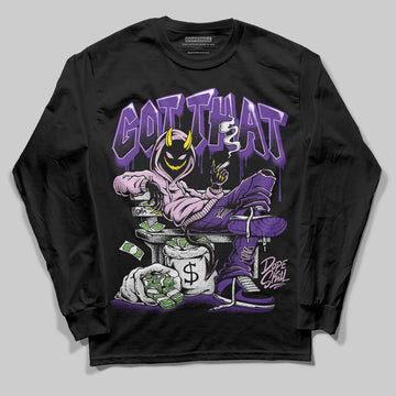 PURPLE Sneakers DopeSkill Long Sleeve T-Shirt Got That Graphic Streetwear - Black