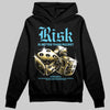 Jordan 11 Retro Gamma Blue (2025) DopeSkill Hoodie Sweatshirt Risk Is Better Than Regret Graphic Streetwear - black