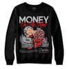 Jordan Spizike Low Bred DopeSkill Sweatshirt MOMM Graphic Streetwear - Black 