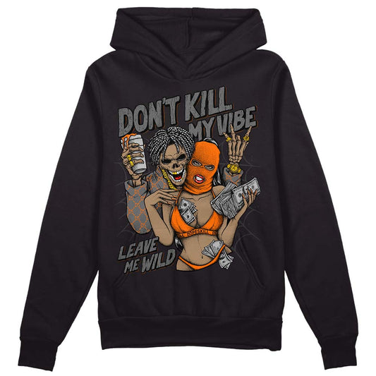 Jordan 3 Retro 'Fear Pack' DopeSkill Hoodie Sweatshirt Don't Kill My Vibe Graphic Streetwear  - Black