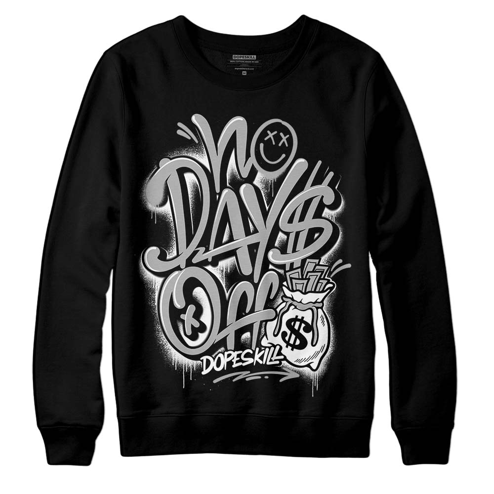 Jordan 1 Low OG “Shadow” DopeSkill Sweatshirt No Days Off Graphic Streetwear - Black