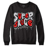 Jordan 2 Retro "Black Cement" DopeSkill Sweatshirt Super Sauce Graphic Streetwear - Black