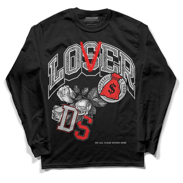 AJ Spizike Bred DopeSkill Long Sleeve T-Shirt Loser Lover Graphic