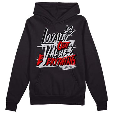 Jordan 2 Retro "Black Cement" DopeSkill Hoodie Sweatshirt LOVE Graphic Streetwear - Black