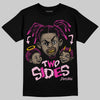 Pink Sneakers DopeSkill T-Shirt Two Sides Graphic Streetwear - Black