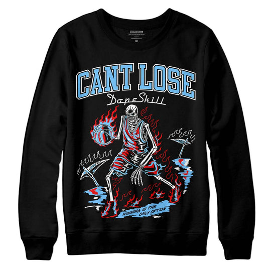 ‘Travis Scott x Jordan 4 Retro 'Cactus Jack' DopeSkill Sweatshirt Cant Lose Graphic Streetwear - Black