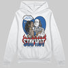 Jordan 12 “Blueberry” DopeSkill Hoodie Sweatshirt Stay Hot Graphic Streetwear - White