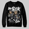 Jordan 3 Retro Black Cat DopeSkill Sweatshirt No Risk No Story Graphic Streetwear - Black