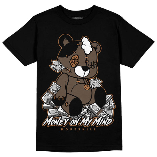 Jordan 1 Retro High OG Palomino DopeSkill T-Shirt MOMM Bear Graphic Streetwear - Black