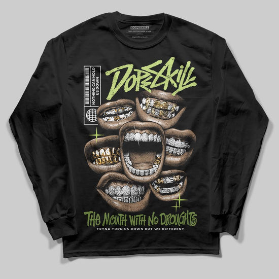 Dunk Low Pro SB 'Fruity Pack - Green Apple' DopeSkill Long Sleeve T-Shirt The Mouth With No Droughts Graphic Streetwear - Black