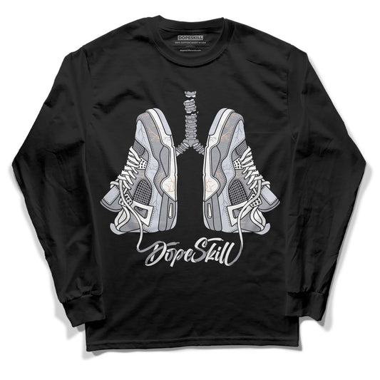 Jordan 4 Retro Frozen Moments DopeSkill Long Sleeve T-Shirt Breathe Graphic Streetwear - Black 