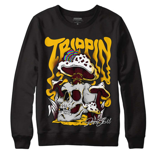 Dunk Yellow Bordeaux DopeSkill Sweatshirt Trippin Graphic Streetwear - Black