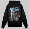 University Blue Sneakers DopeSkill Hoodie Sweatshirt Keepin' It Real Graphic Streetwear - Black
