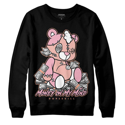 Jordan 11 Low “Legend Pink” DopeSkill Sweatshirt MOMM Bear Graphic Streetwear - Black