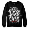 Jordan 1 High OG “Black/White” DopeSkill Sweatshirt New No Days Off Graphic Streetwear - Black