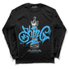 Jordan 1 High Retro OG “University Blue” DopeSkill Long Sleeve T-Shirt King Chess Graphic Streetwear - Black