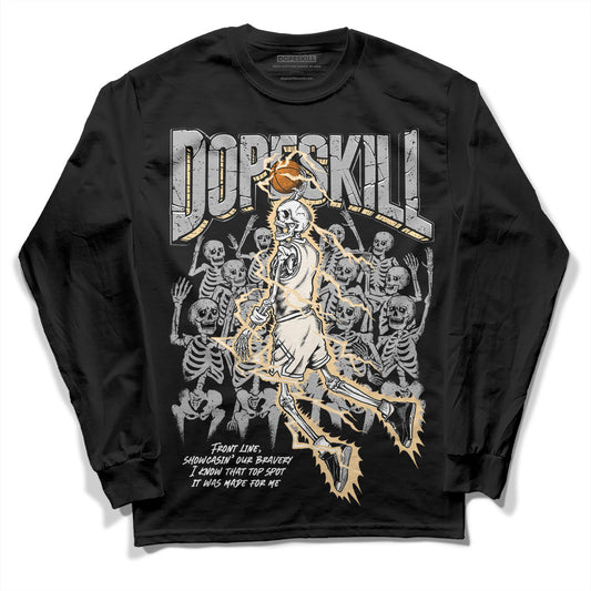 Jordan 3 “Off Noir” DopeSkill Long Sleeve T-Shirt Thunder Dunk Graphic Streetwear - Black