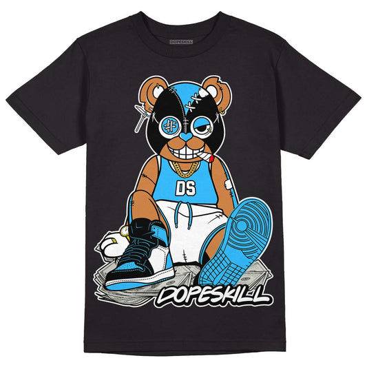 Jordan 1 High Retro OG “University Blue” DopeSkill T-Shirt Greatest Graphic Streetwear - Black