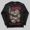 Jordan 1 High OG “Ruby” DopeSkill Long Sleeve T-Shirt The Mouth With No Droughts Graphic Streetwear - black