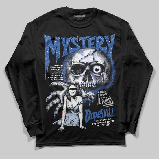 Awake NY x Jordan 5 Retro 'Black Racer Blue' DopeSkill Long Sleeve T-Shirt Mystery Ghostly Grasp Graphic Streetwear - Black