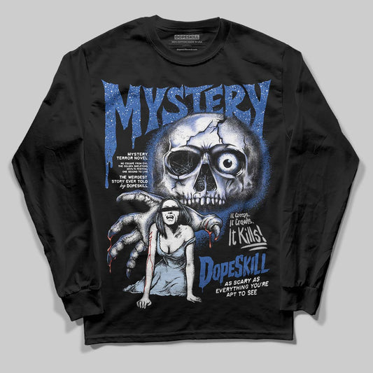 Awake NY x Jordan 5 Retro 'Black Racer Blue' DopeSkill Long Sleeve T-Shirt Mystery Ghostly Grasp Graphic Streetwear - Black