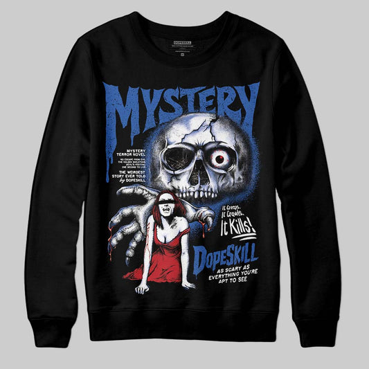 Jordan 1 Low Travis Scott x Fragment DopeSkill Sweatshirt Mystery Ghostly Grasp Graphic Streetwear - Black