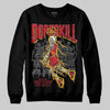 Jordan 14 Retro Ferrari (2025) DopeSkill Sweatshirt Thunder Dunk Graphic Streetwear - Black