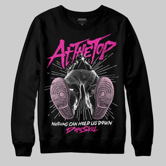 Pink Sneakers DopeSkill Sweatshirt Nothing Can Hold US Down Graphic Streetwear - black