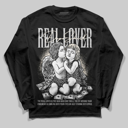 Jordan 3 “Off Noir” DopeSkill Long Sleeve T-Shirt Real Lover Graphic Streetwear - Black