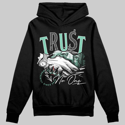 Jordan 3 "Green Glow" DopeSkill Hoodie Sweatshirt Trust No One Graphic Streetwear - Black