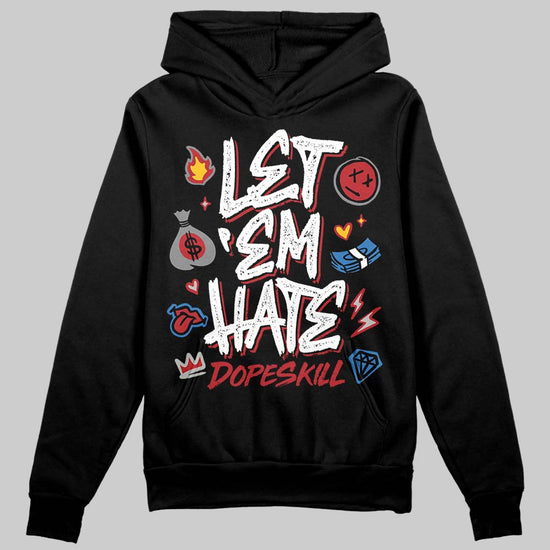 Jordan 8 Retro Bugs Bunny (2025) DopeSkill Hoodie Sweatshirt Let 'em Hate Graphic Streetwear - black