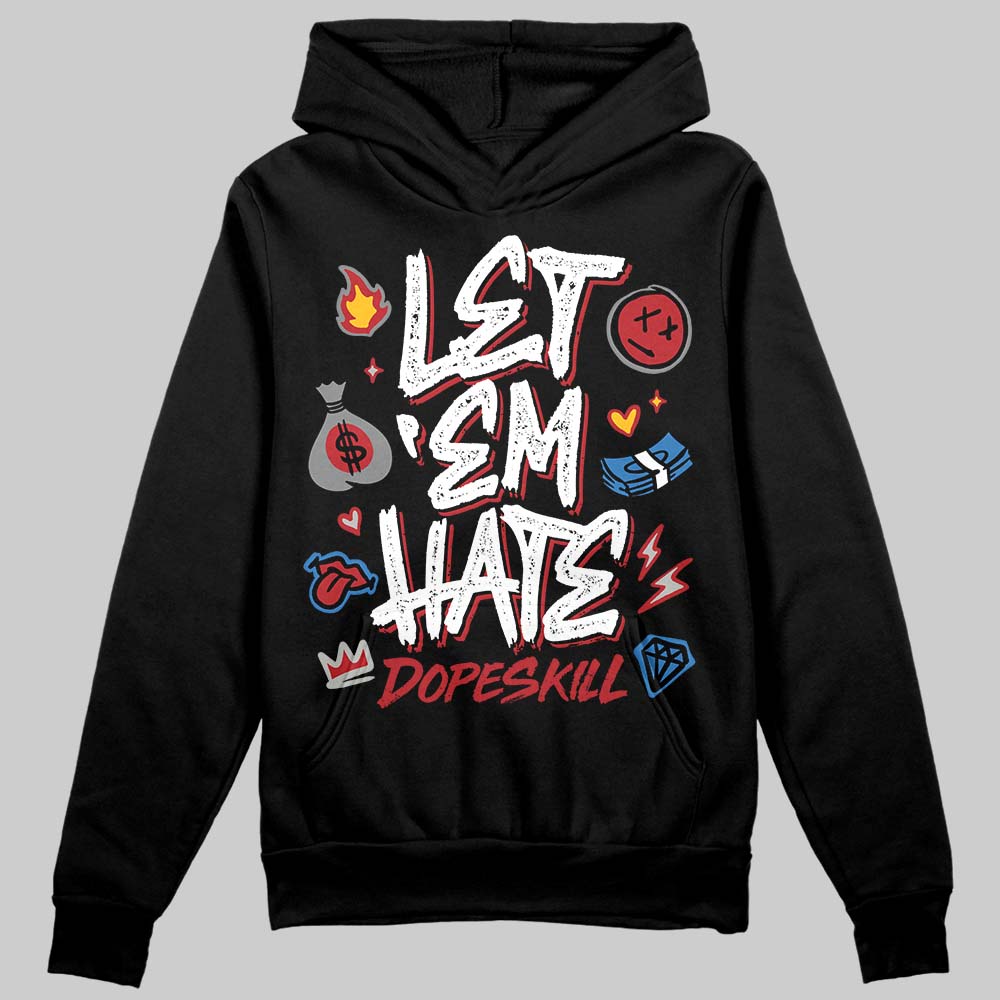 Jordan 8 Retro Bugs Bunny (2025) DopeSkill Hoodie Sweatshirt Let 'em Hate Graphic Streetwear - black