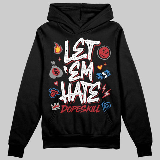 Jordan 8 Retro Bugs Bunny (2025) DopeSkill Hoodie Sweatshirt Let 'em Hate Graphic Streetwear - black