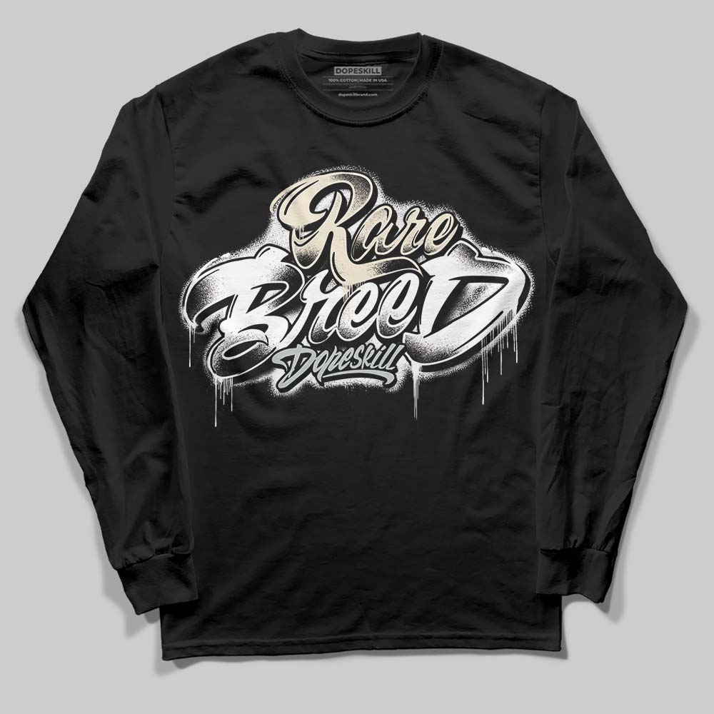 Jordan 5 Retro Reverse Metallic DopeSkill Long Sleeve T-Shirt Rare Breed Type Graphic Streetwear - Black