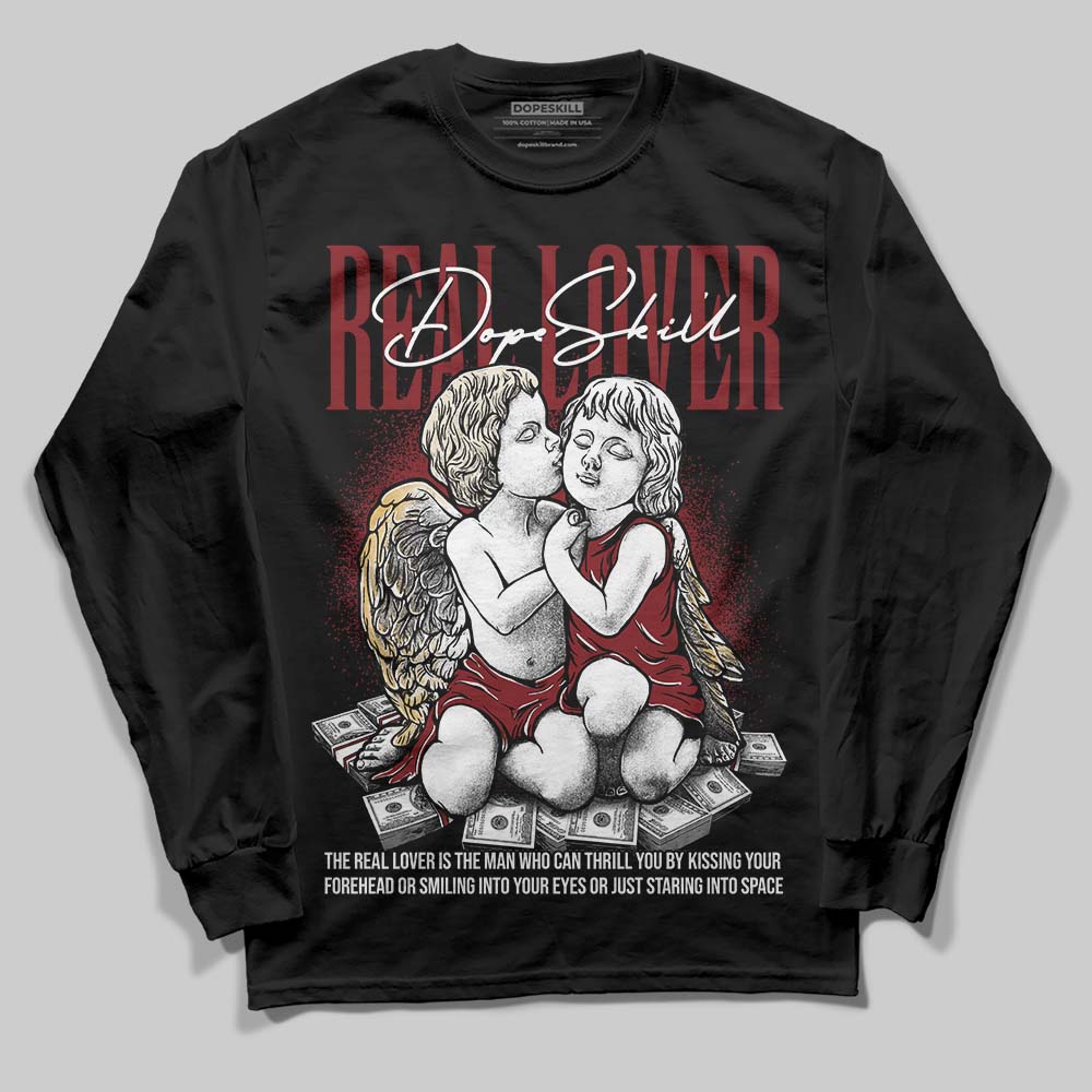 Dunk Low SE Sisterhood Sail Team Red W DopeSkill Long Sleeve T-Shirt Real Lover Graphic Streetwear - Black