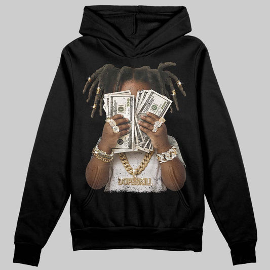 Jordan 4 “Flight Club” DopeSkill Hoodie Sweatshirt Rich Youth Graphic Streetwear - Black