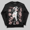 Jordan 40 “Dusty Rose” DopeSkill Long Sleeve T-Shirt Built Different Graphic Streetwear - Black
