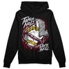 Jordan 5 Retro Burgundy DopeSkill Hoodie Sweatshirt Takin No L's Graphic Streetwear  - Black